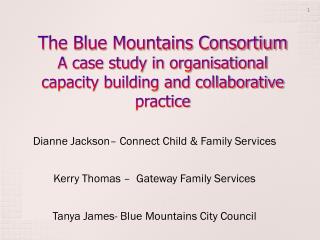 Dianne Jackson– Connect Child &amp; Family Services Kerry Thomas – Gateway Family Services