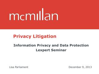 Privacy Litigation