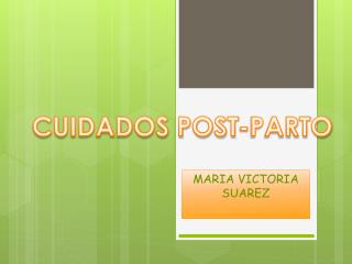 MARIA VICTORIA SUAREZ