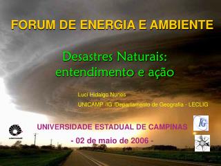 FORUM DE ENERGIA E AMBIENTE