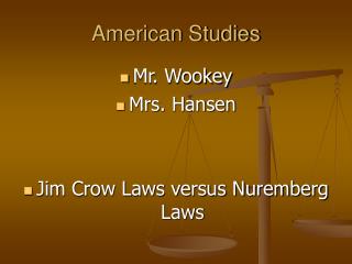 American Studies