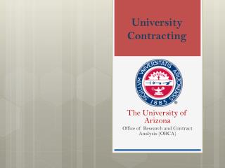 University Contracting