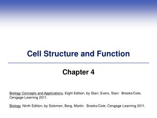 Cell Structure and Function