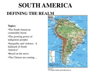 SOUTH AMERICA