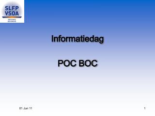 Informatiedag POC BOC