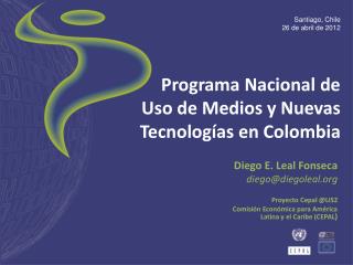 Programa Nacional de Uso de Medios y Nuevas Tecnologías en Colombia