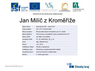Jan Milíč z Kroměříže