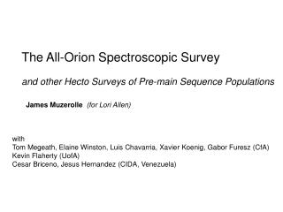 The All-Orion Spectroscopic Survey and other Hecto Surveys of Pre-main Sequence Populations