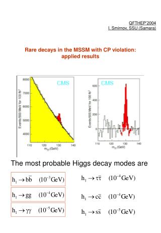 Rare decays in the MSSM with CP violation: applied results