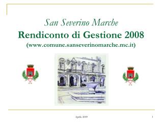 San Severino Marche Rendiconto di Gestione 2008 (comune.sanseverinomarche.mc.it)