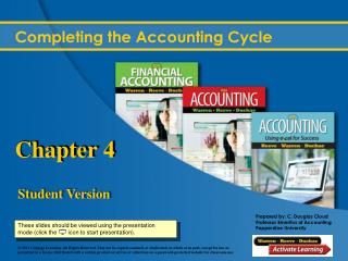 Completing the Accounting Cycle