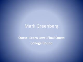 Mark Greenberg