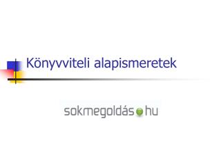 Könyvviteli alapismeretek