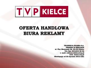 OFERTA HANDLOWA BIURA REKLAMY