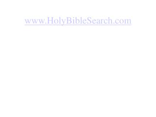 HolyBibleSearch