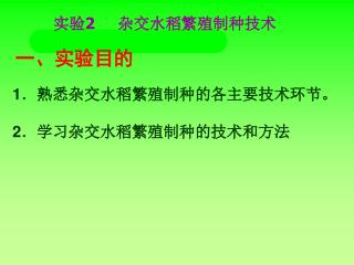 一、实验目的