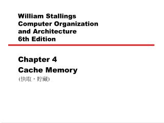 William Stallings Computer Organization and Architecture 6th Edition