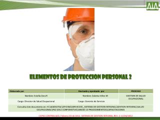 ELEMENTOS DE PROTECCION PERSONAL 2