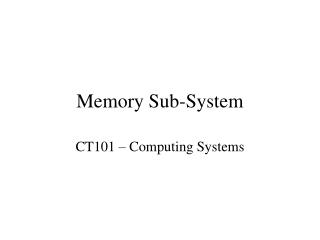 Memory Sub-System