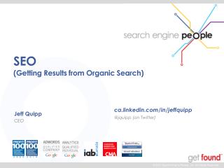 SEO (Getting Results from Organic Search)