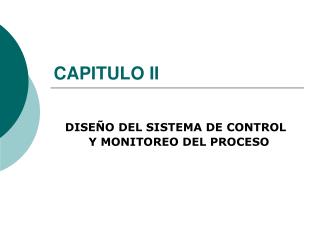 CAPITULO II