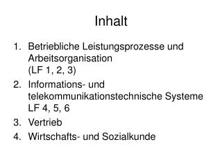 Inhalt