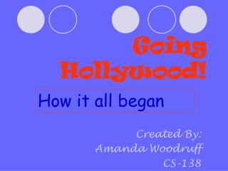 Going Hollywood!