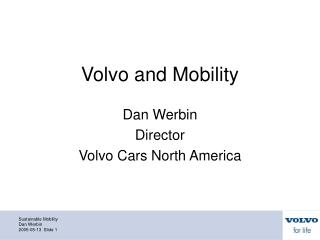 Volvo and Mobility
