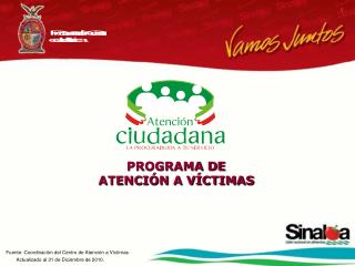 PROGRAMA DE ATENCIÓN A VÍCTIMAS