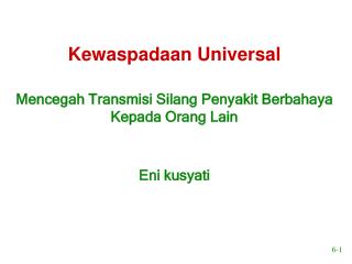 Kewaspadaan Universal