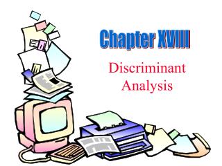 Discriminant Analysis