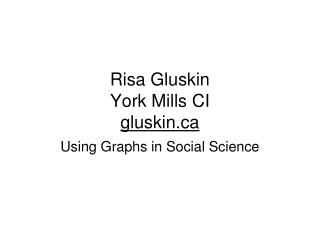 Risa Gluskin York Mills CI gluskin