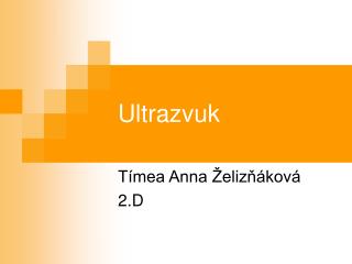 Ultrazvuk