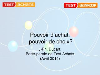 Pouvoir d’achat, pouvoir de choix?