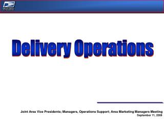 Delivery Operations