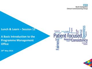 Lunch &amp; Learn – Session 12 A Basic Introduction to the Programme Management Office