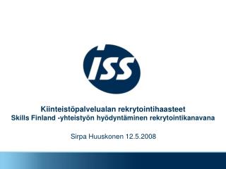 Sirpa Huuskonen 12.5.2008