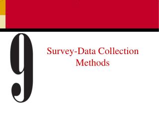 Survey-Data Collection Methods