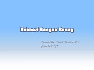 Animasi Bangun Ruang
