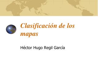 Clasificación de los mapas