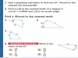 Angles of Elevation and Depression