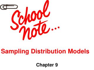 Sampling Distribution Models