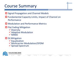 Course Summary