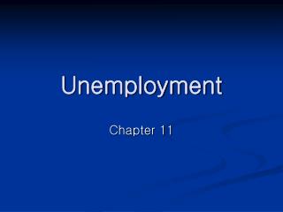 Unemployment