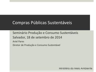 Compras Públicas Sustentáveis