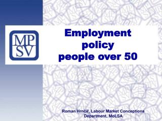 Employment policy people over 50