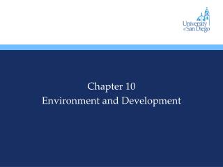 Chapter 10 Environment and Development