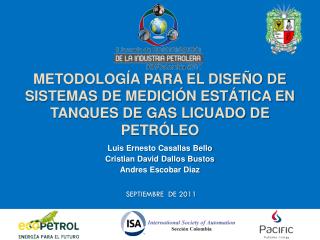 Metodología para el diseño de sistemas de medición estática en tanques de Gas licuado de petróleo