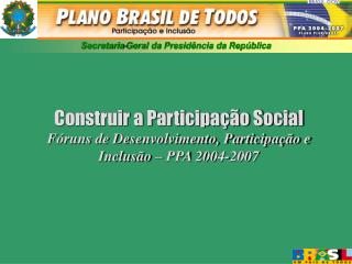 Construir a Participação Social