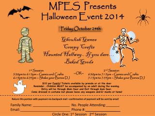 MPES Presents Halloween Event 2014